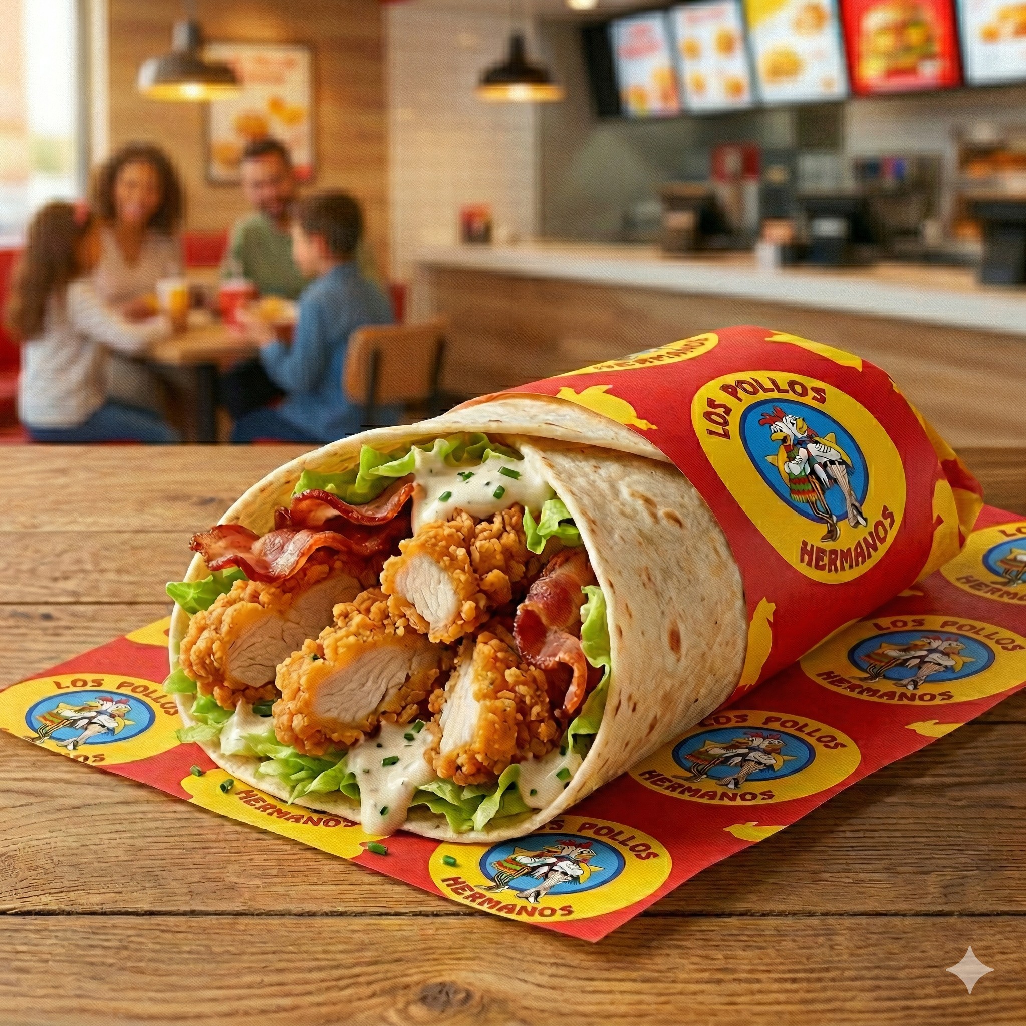 Wrap Poulet Bacon